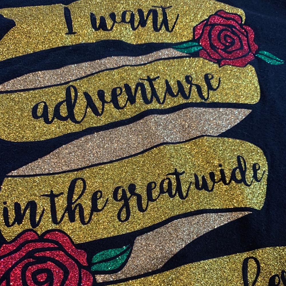 Sparkly Belle Beauty And The Beast Tshirt